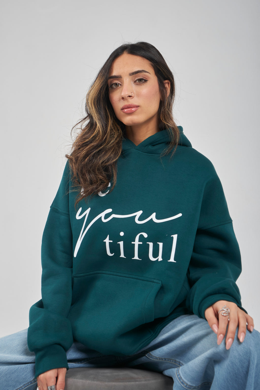 BE-YOU / BEAUTIFUL
OVERSIZED HOODIE