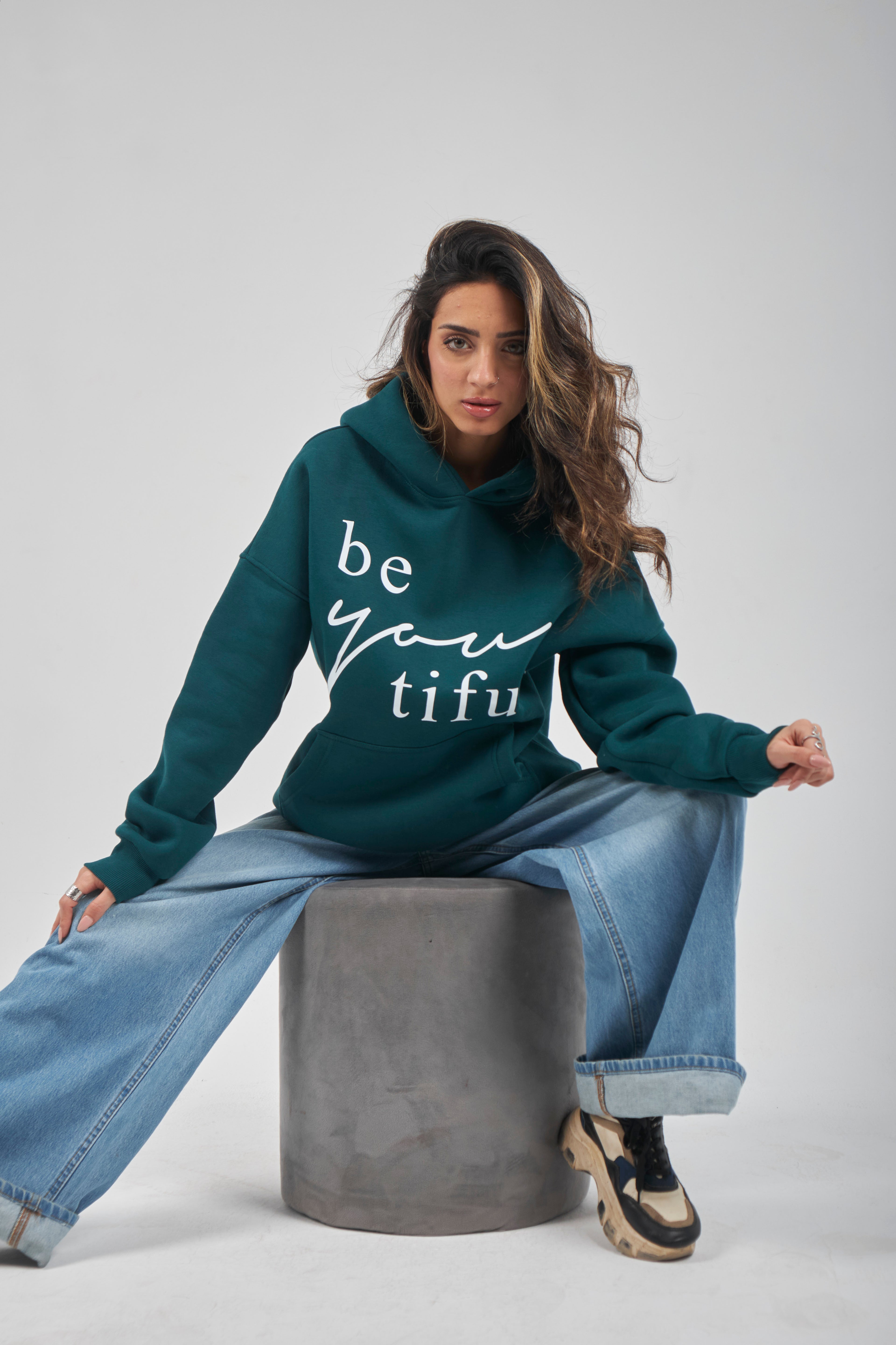BE-YOU / BEAUTIFUL
OVERSIZED HOODIE